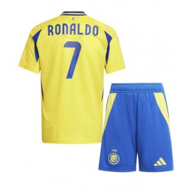 Dětské fotbalový komplet Al-Nassr Cristiano Ronaldo #7 Domácí košile 2024-25 Krátkým Rukávem